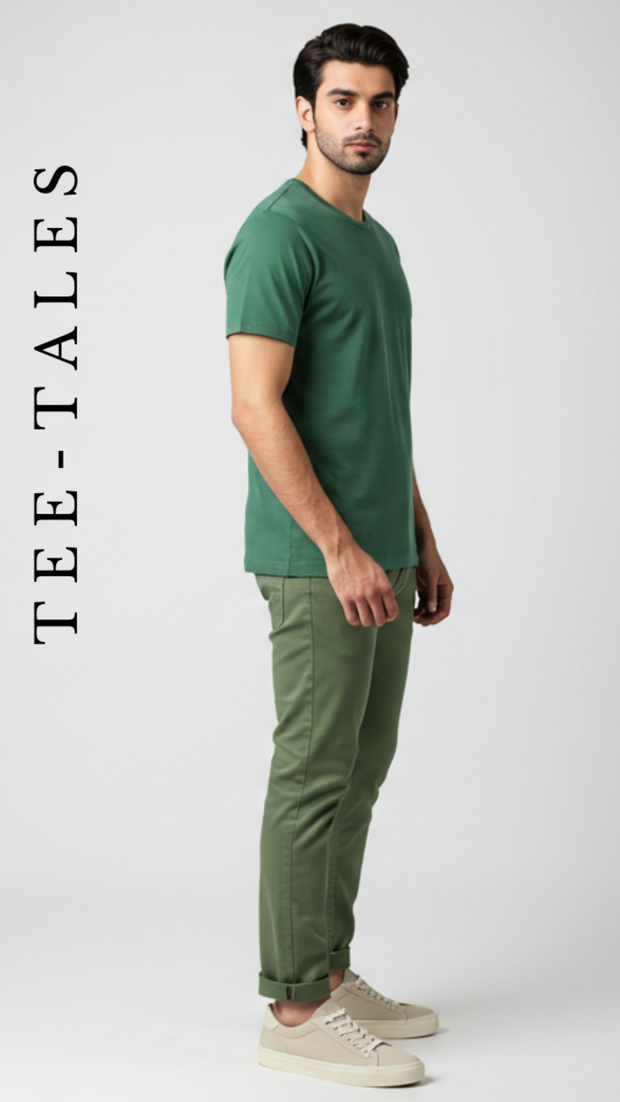 Men's Classic Cotton T-Shirt – Dark Green