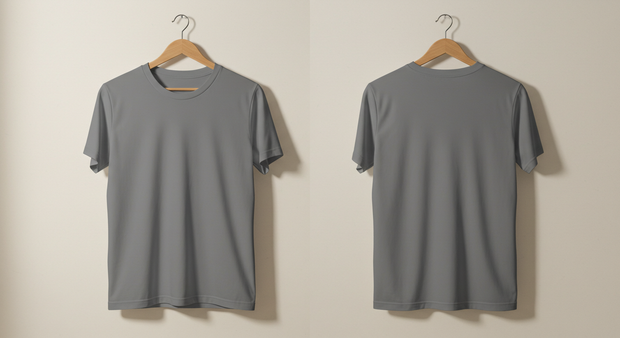 Men's Classic Cotton T-Shirt – Steel Grey