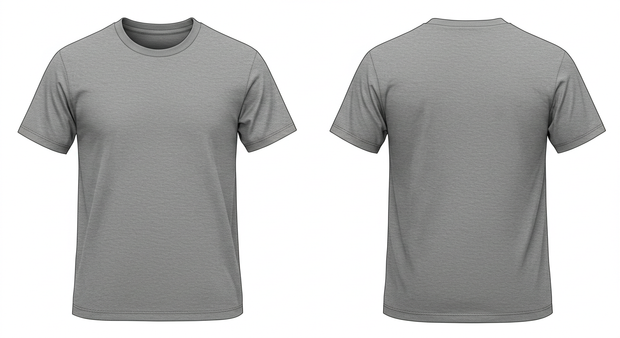 Men's Classic Cotton T-Shirt – Steel Grey