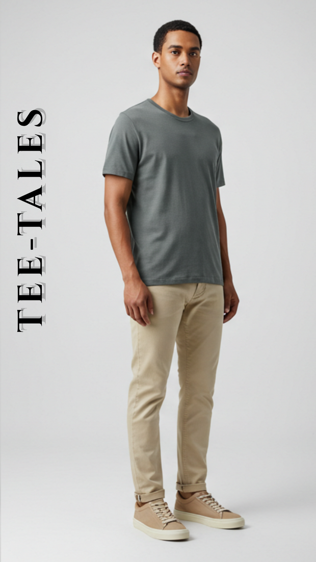 Men's Classic Cotton T-Shirt – Steel Grey
