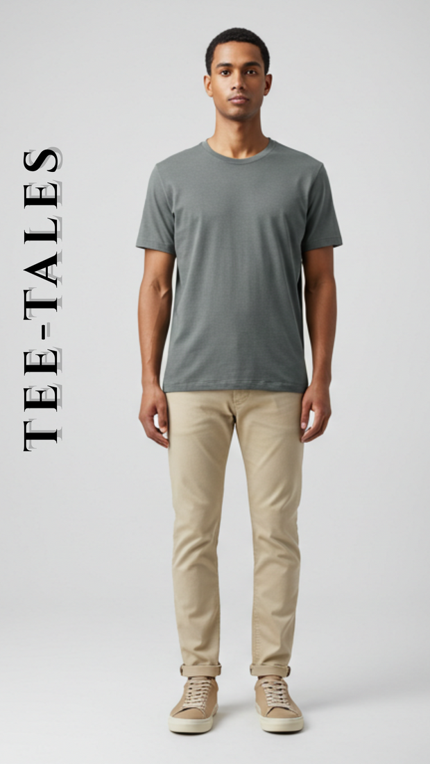 Men's Classic Cotton T-Shirt – Steel Grey