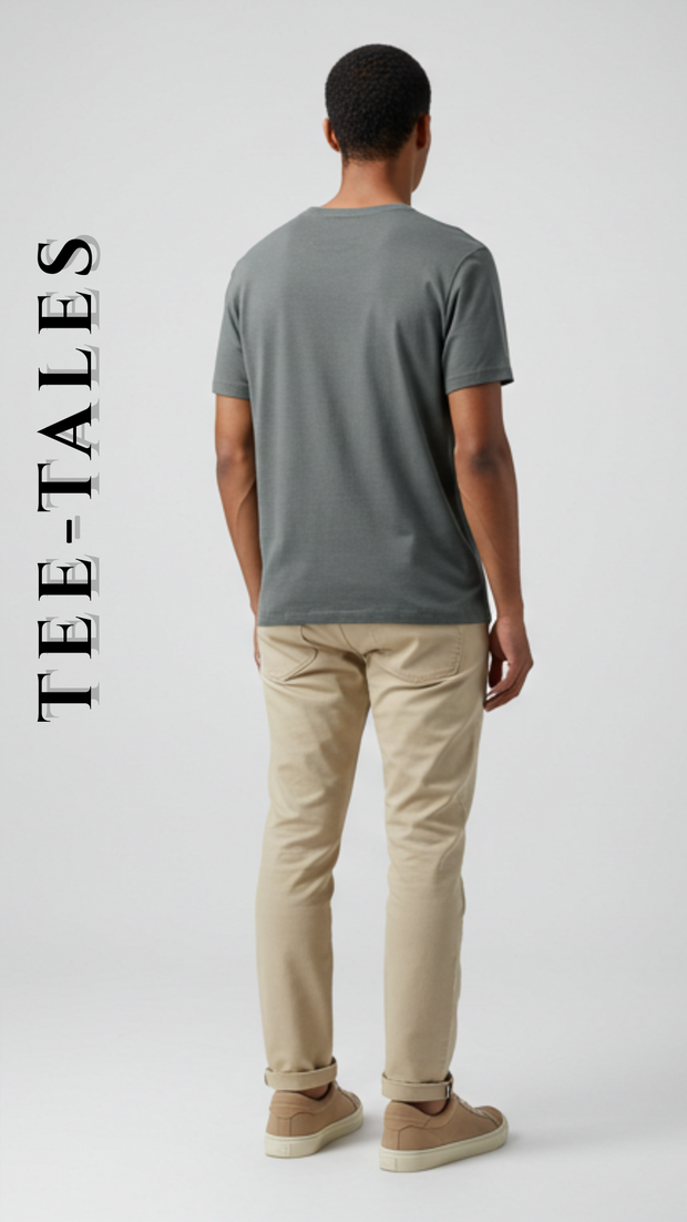 Men's Classic Cotton T-Shirt – Steel Grey